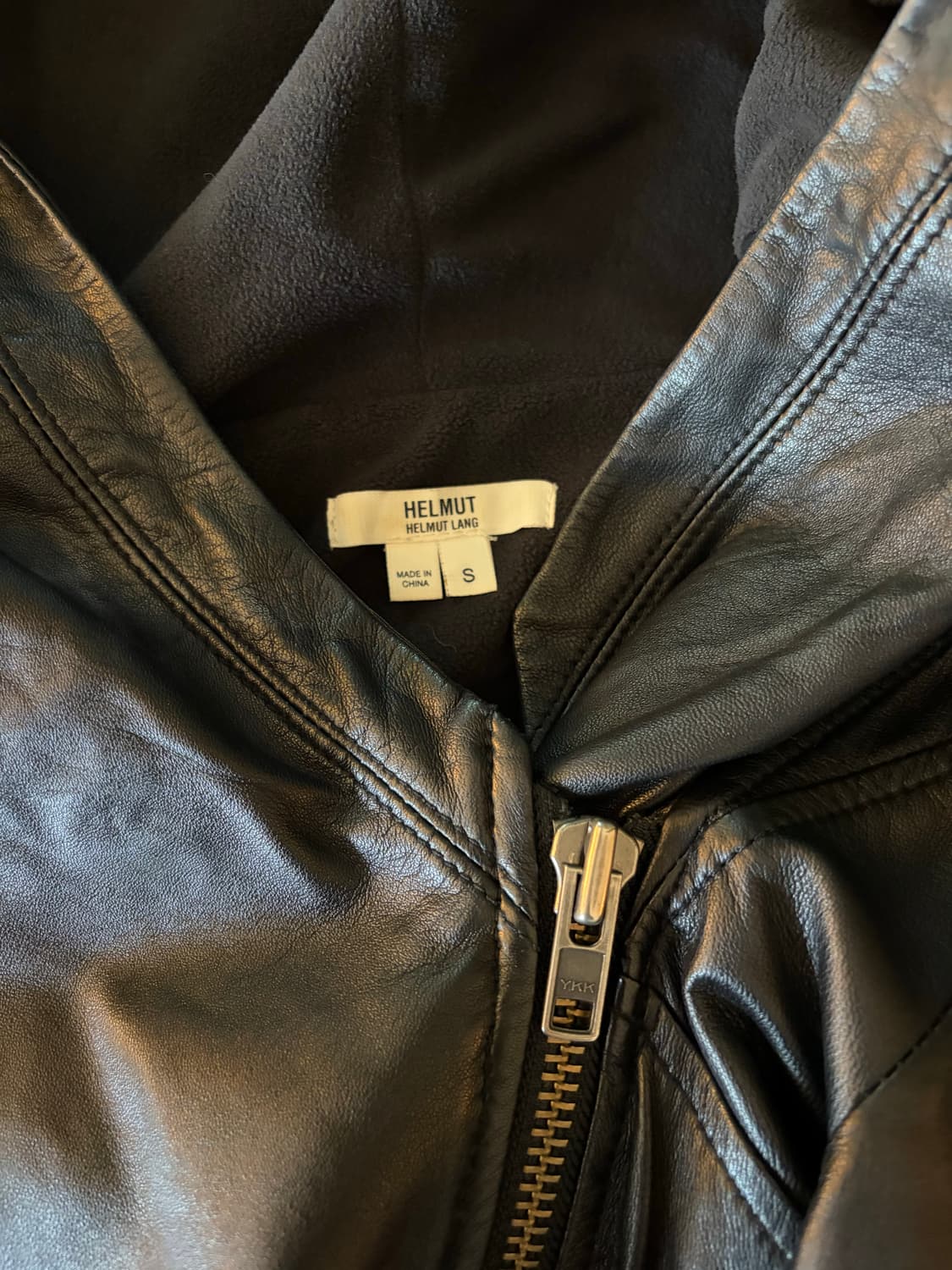 헬무트랭 램스킨 바이커 자켓 상품이미지4
