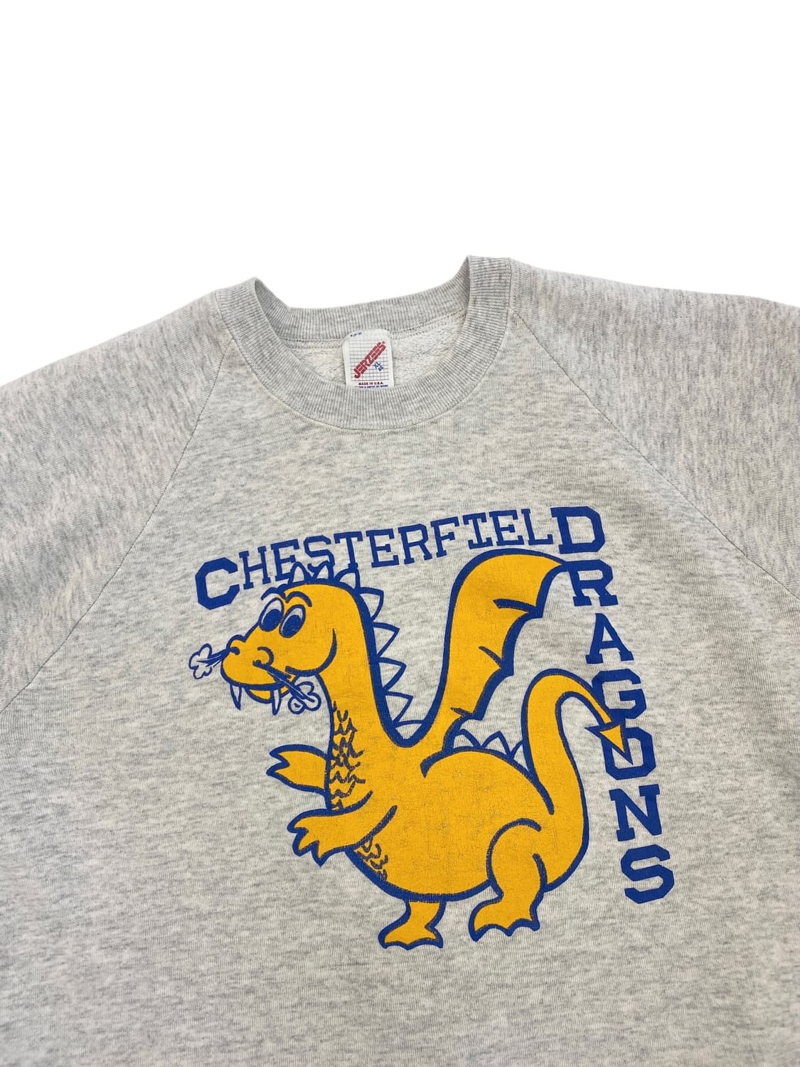 8-90‘s 저지스 Chesterfield 드래곤 스웻셔츠 상품이미지3