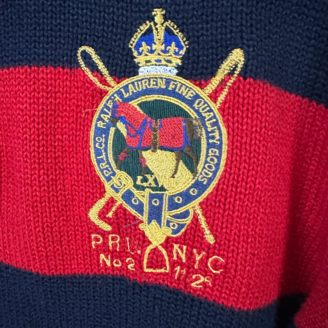 빈티지 폴로 랄프로렌 하프 집업 니트 상품이미지2