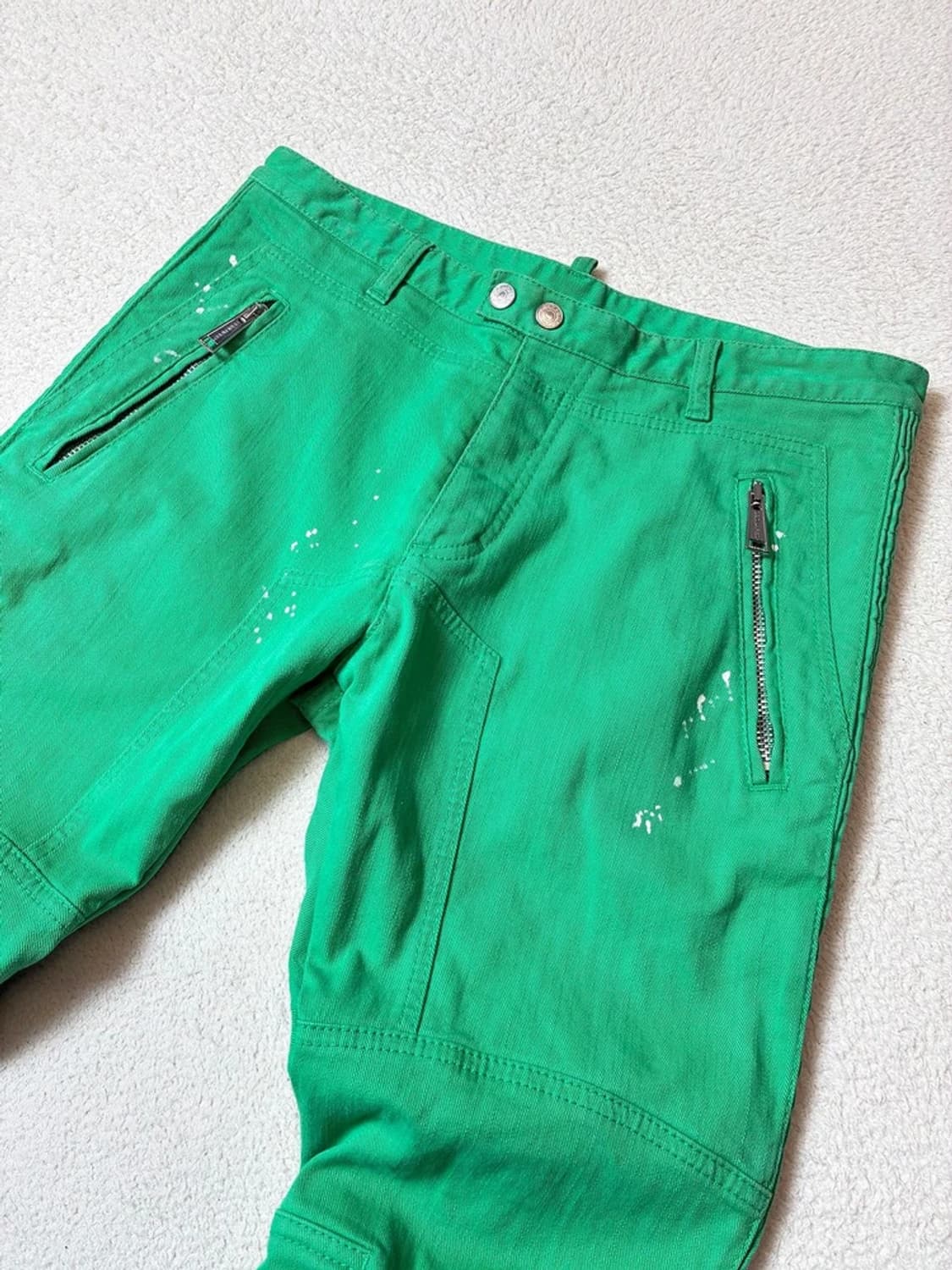 디스퀘어드2 00's Y2K 해체주의 바이커 팬츠 PN7824 상품이미지2