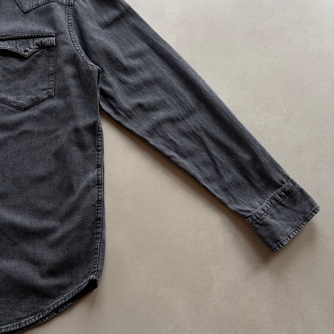 [M]리바이스 Levi's 웨스턴 흑청 데님 셔츠 상품이미지6