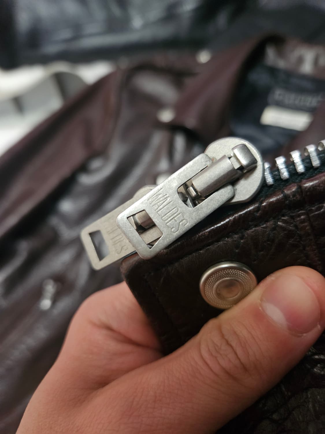 95 M) 디아프바인 죠니 홀스하이드 말가죽 더블라이더 레더 자켓 상품이미지6