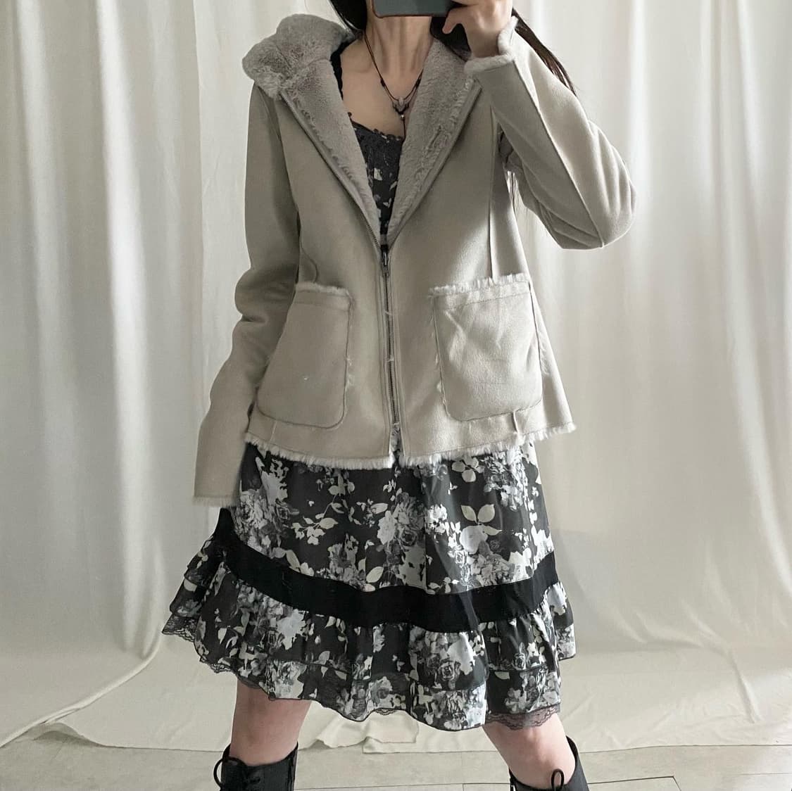 axes femme charcoal dress 상품이미지6