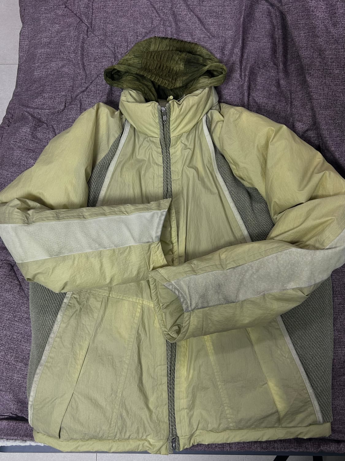 [3] xlim ep4 01 DOWN JACKET 패딩 그린색상 상품이미지5