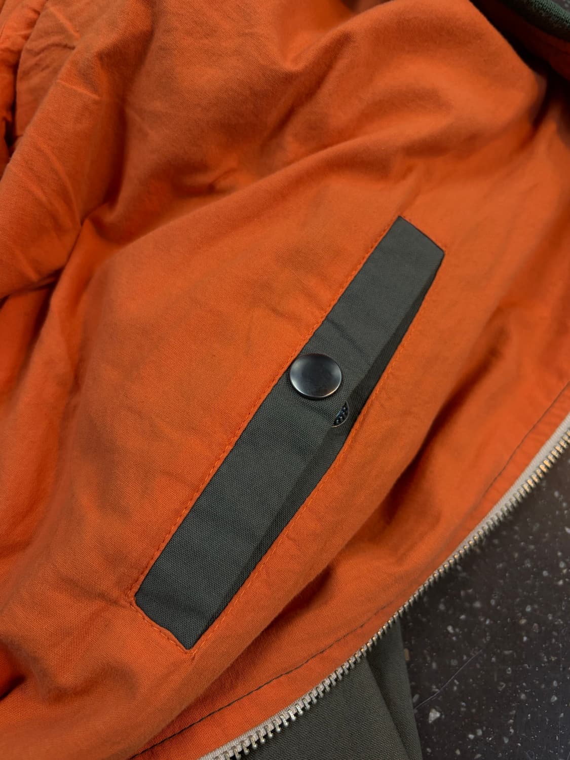 쇼트 MA-1 항공 봄버 점퍼 XL 카키 상품이미지5