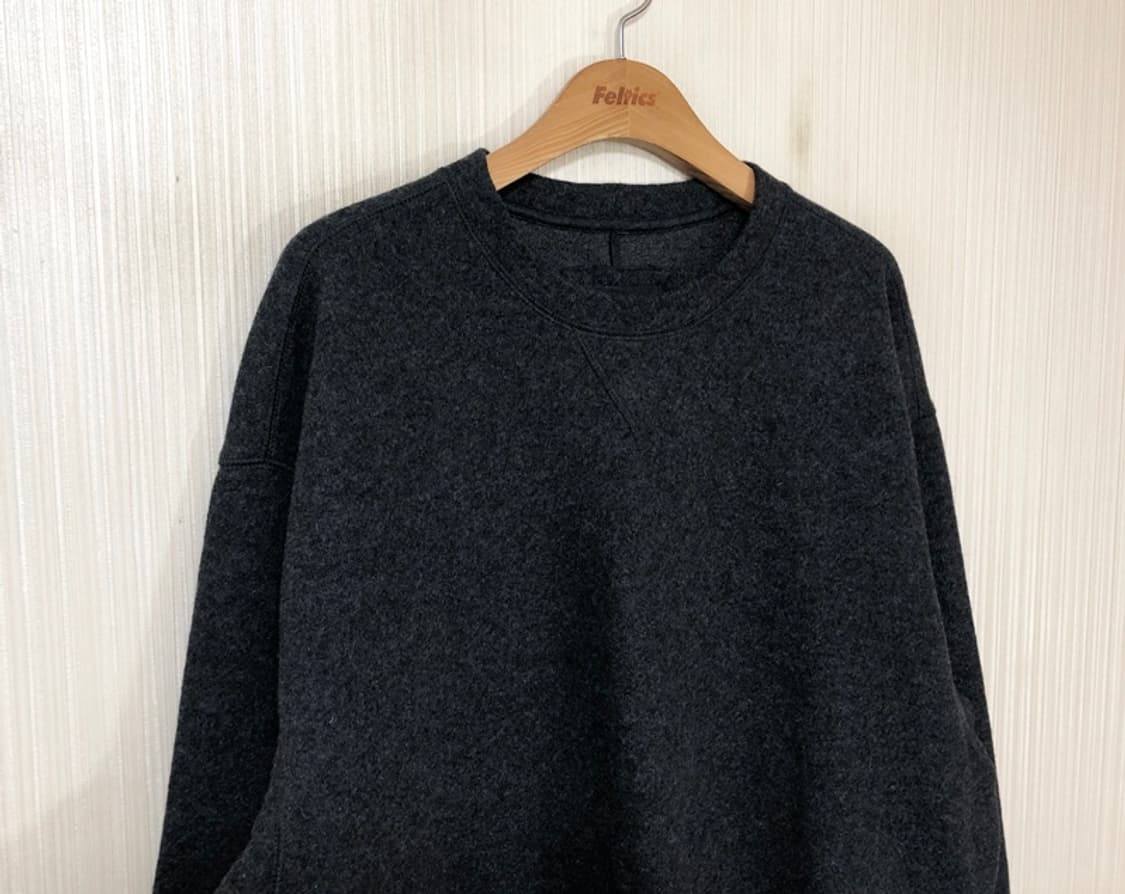 바나나리퍼블릭(BR) 울혼방 남성니트 L 차콜그레이 상품이미지5