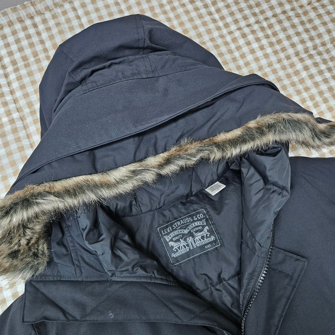 리바이스 오리털 겨울 패딩 남자100 상품이미지2