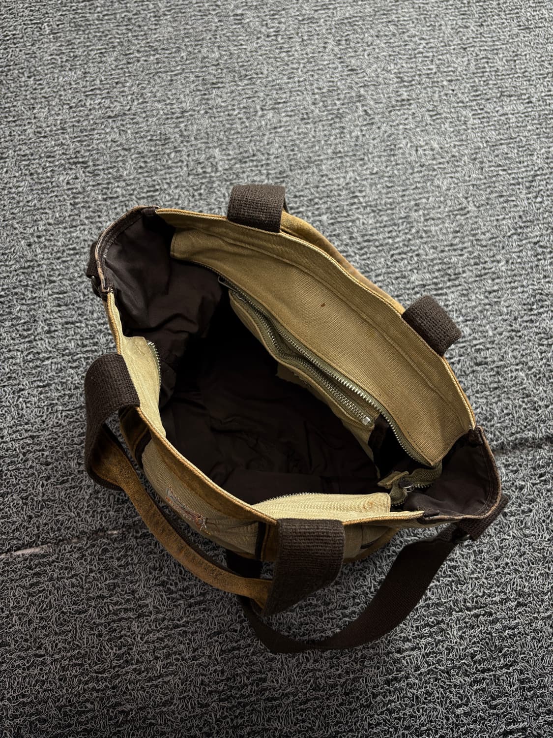 KOOLHAS 아카이브 빈티지 워시드 캔버스 토트백 2265 상품이미지5