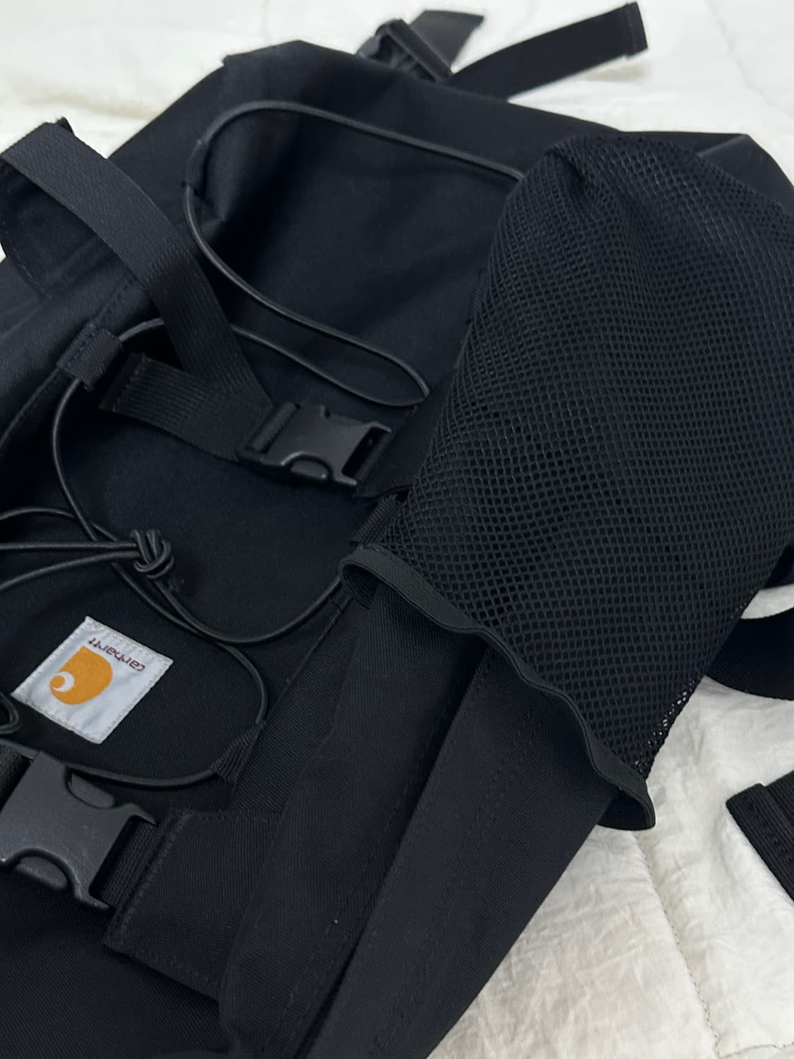 칼하트 WIP 킥플립 백팩 블랙 상품이미지7