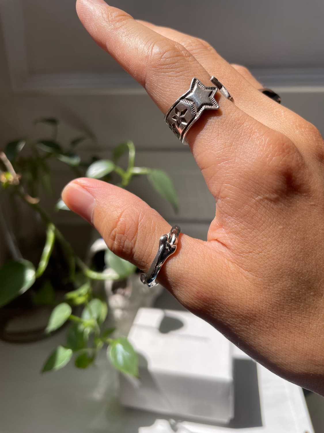 BONE shape band RING 본 밴드 링 상품이미지9