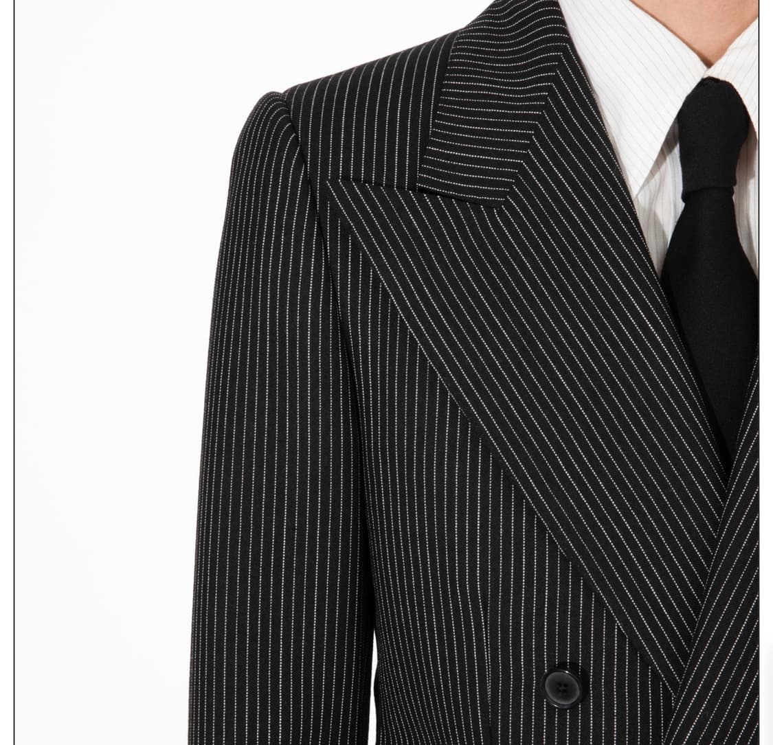 Husbands paris 허즈밴드파리 더블브레스트 pinstripe수트 상품이미지2