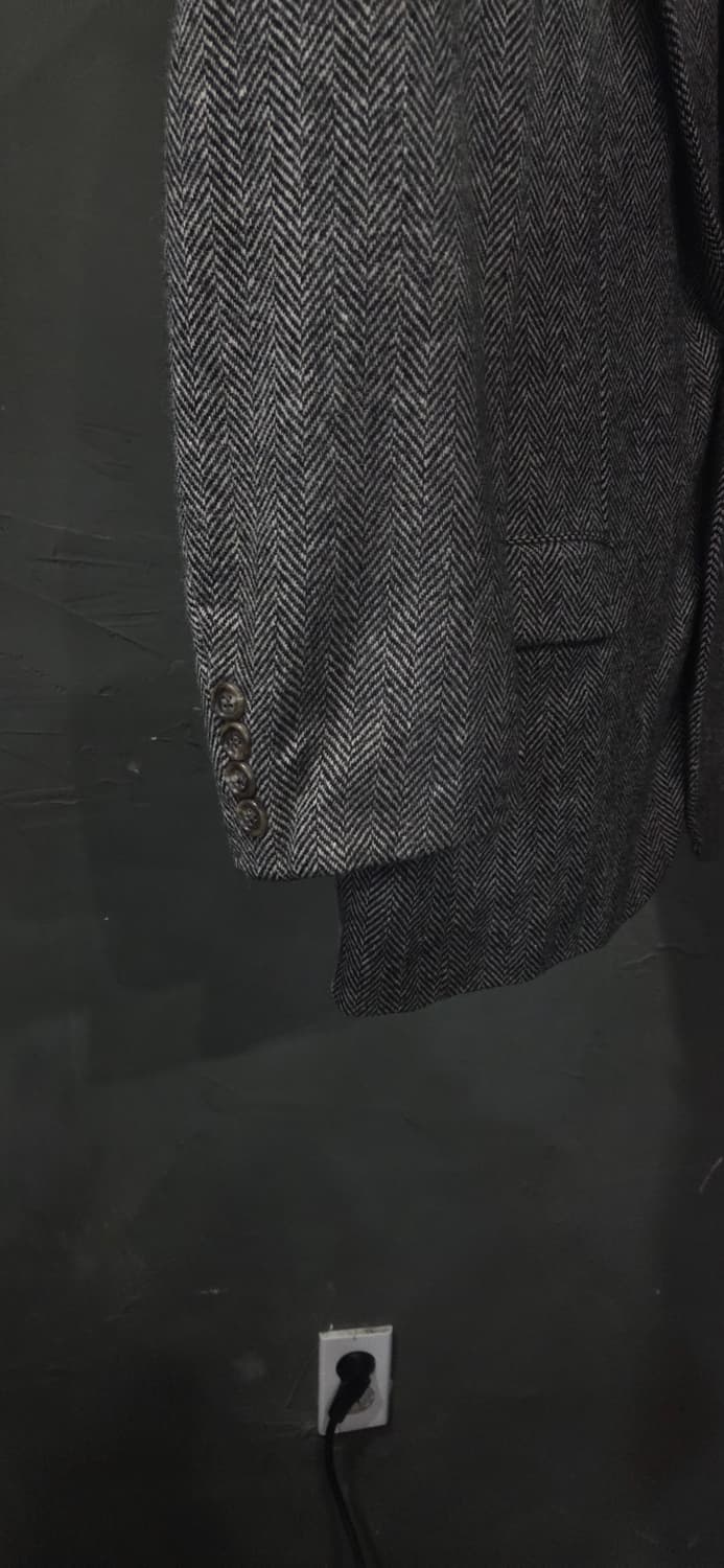 80's 여성 랄프로렌 헤링본 울 블레이저 Made in U.S.A. 상품이미지4