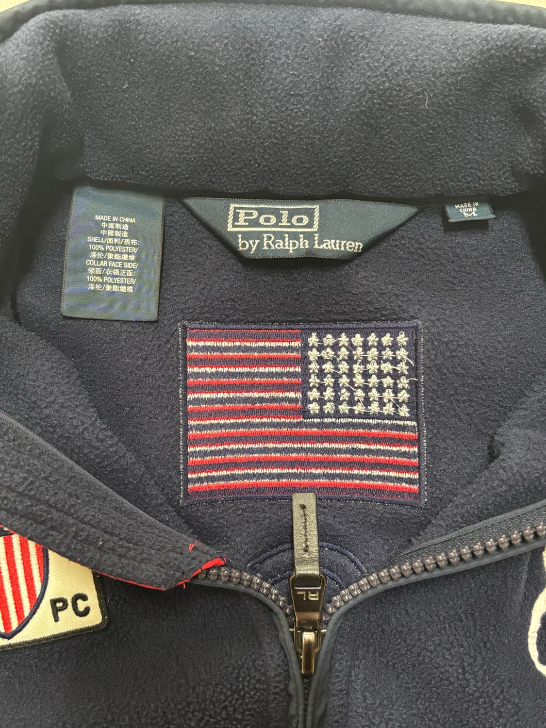 폴로 성조기 후리스 상품이미지3