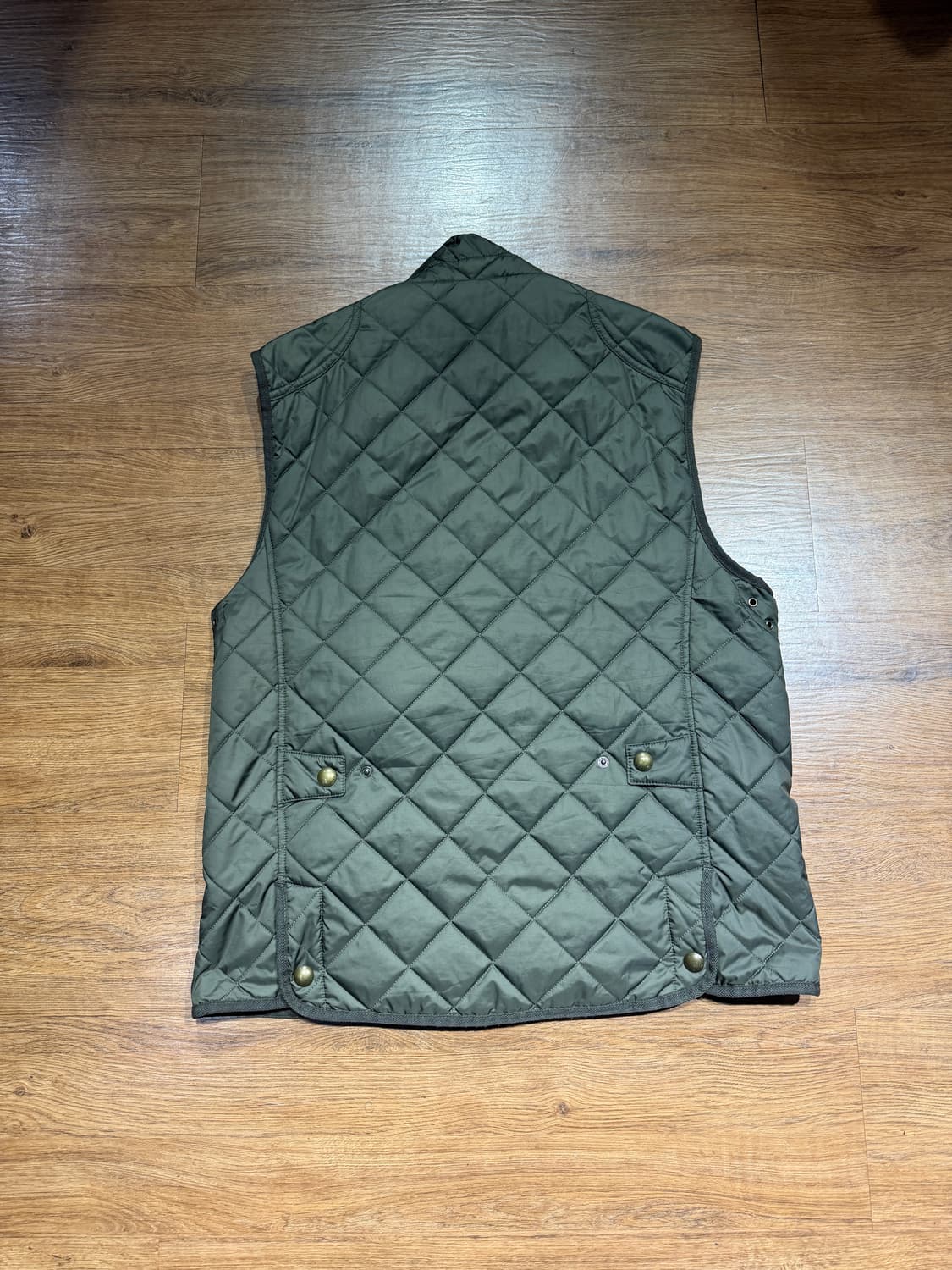 폴로 퀼팅 베스트 올리브 상품이미지2