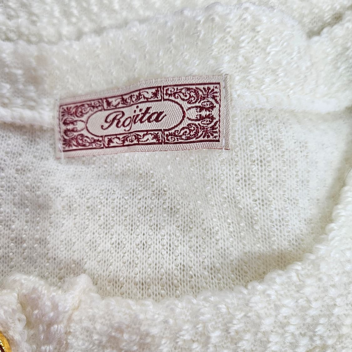 로지타(ROJITA) 진주 버튼 니트 가디건 상품이미지5