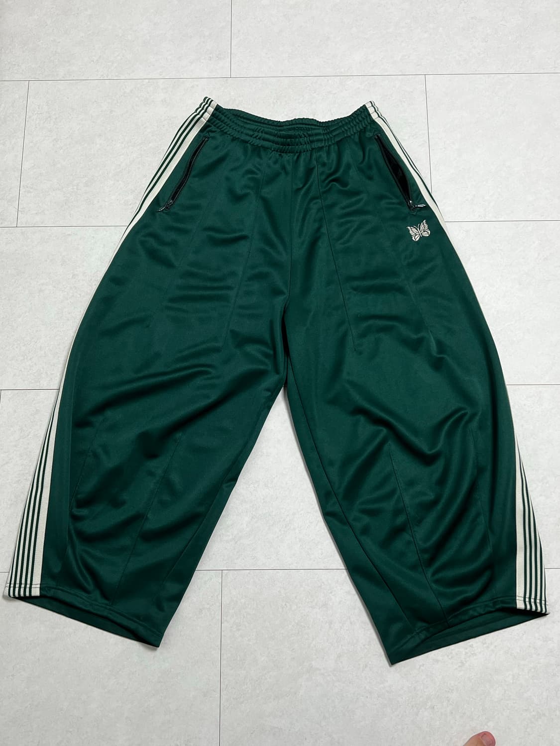 니들스 x LHP 폴리 스무스 그린 트랙 팬츠 상품이미지1