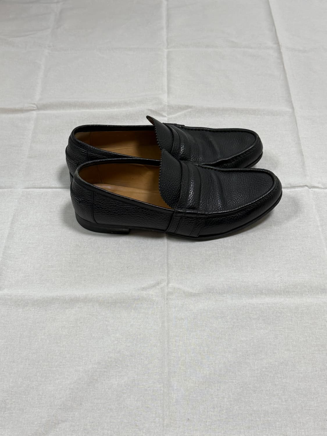 구찌 그레인 레더 로퍼 블랙 uk8 상품이미지4