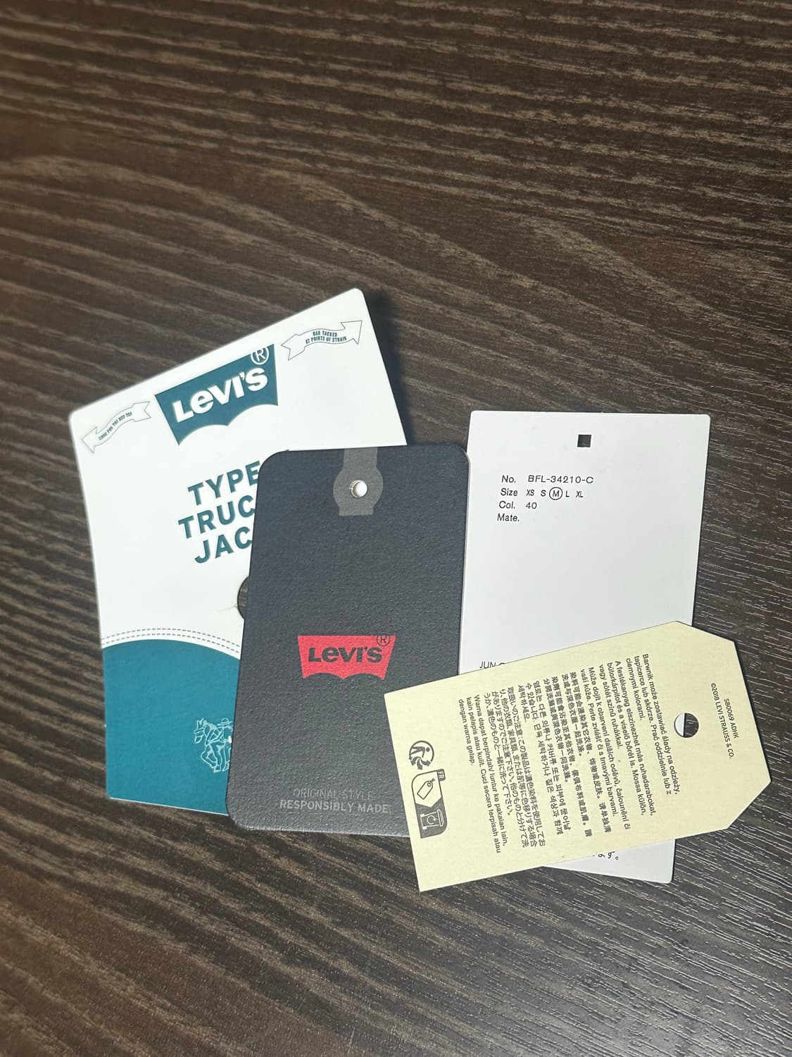 Levis biotop type 2 truker 데님자켓 상품이미지6