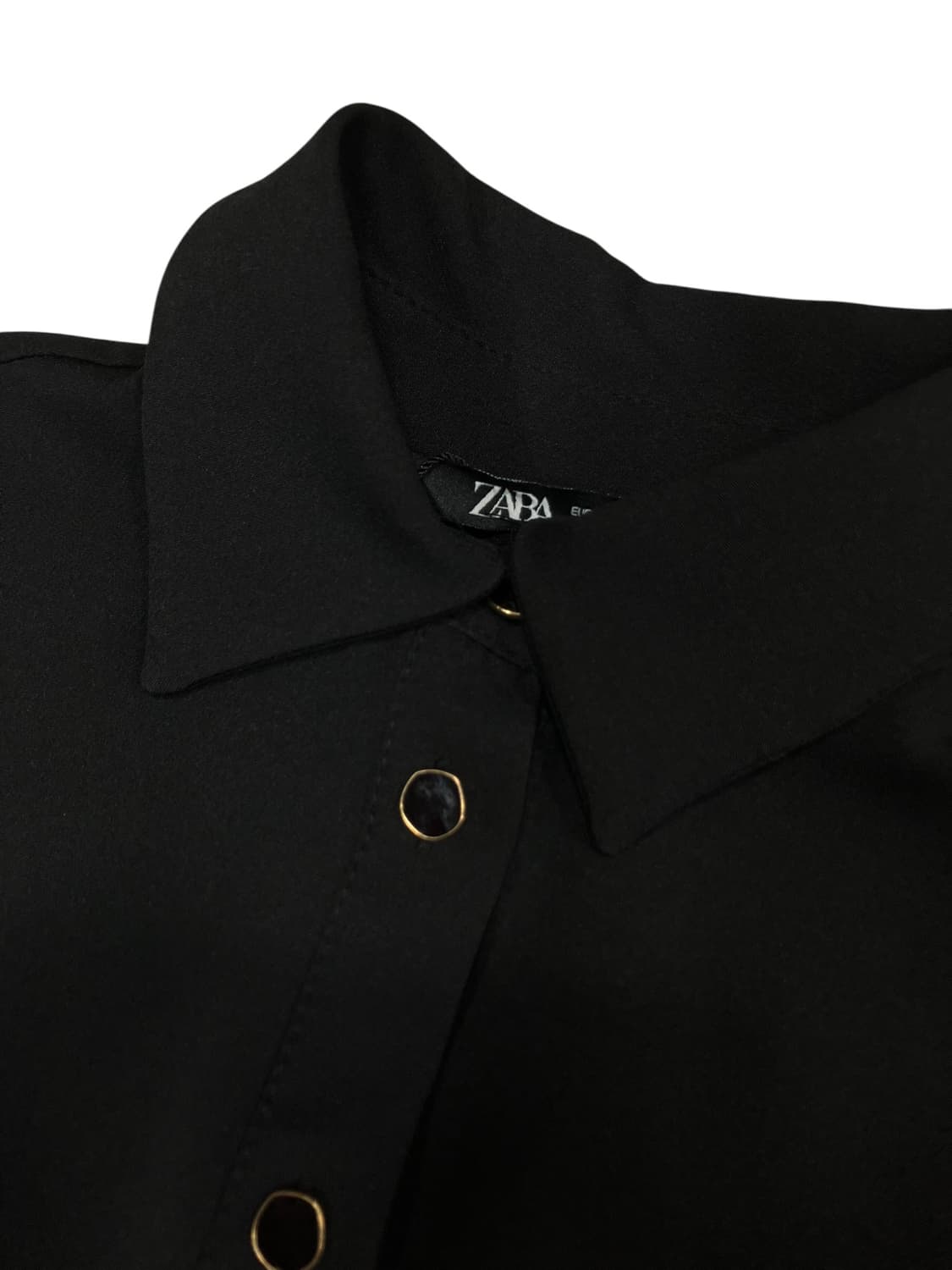 ZARA 자라 블랙 오피스 룩 롱 원피스 XS 상품이미지6