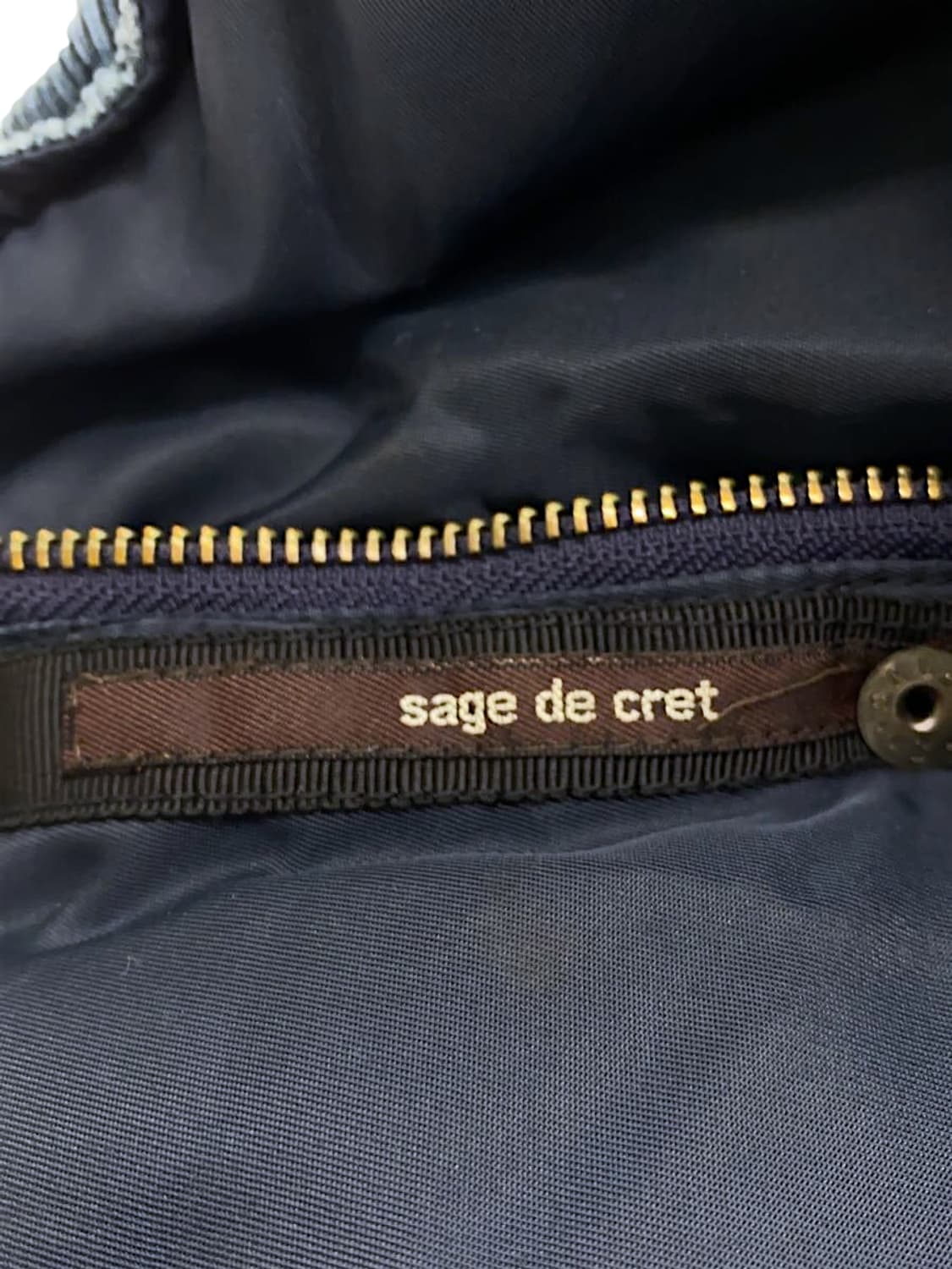 사쥬드크레 실크 인디고 다운베스트 상품이미지5