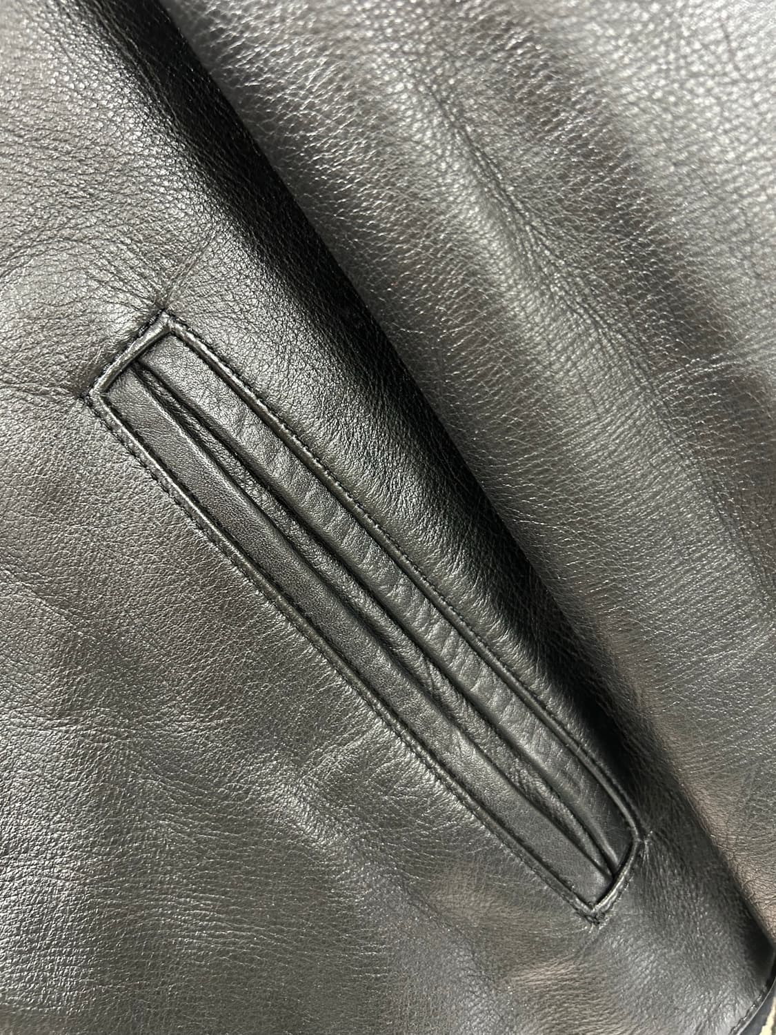 와코 마리아(Wacko Maria) 레더 바시티 자켓 상품이미지5