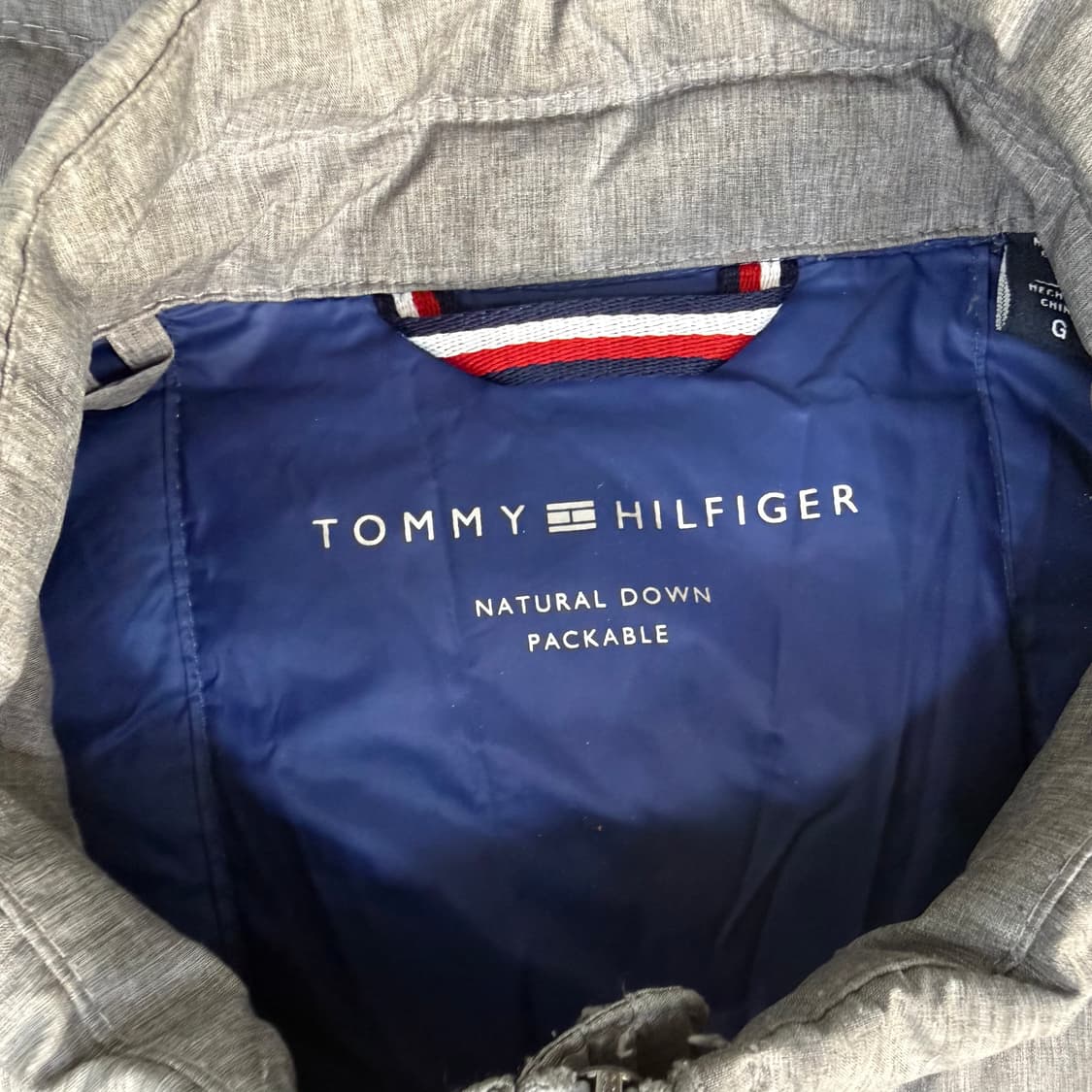 실측확인 타미힐피거 경량 패딩 점퍼 0120T 상품이미지3