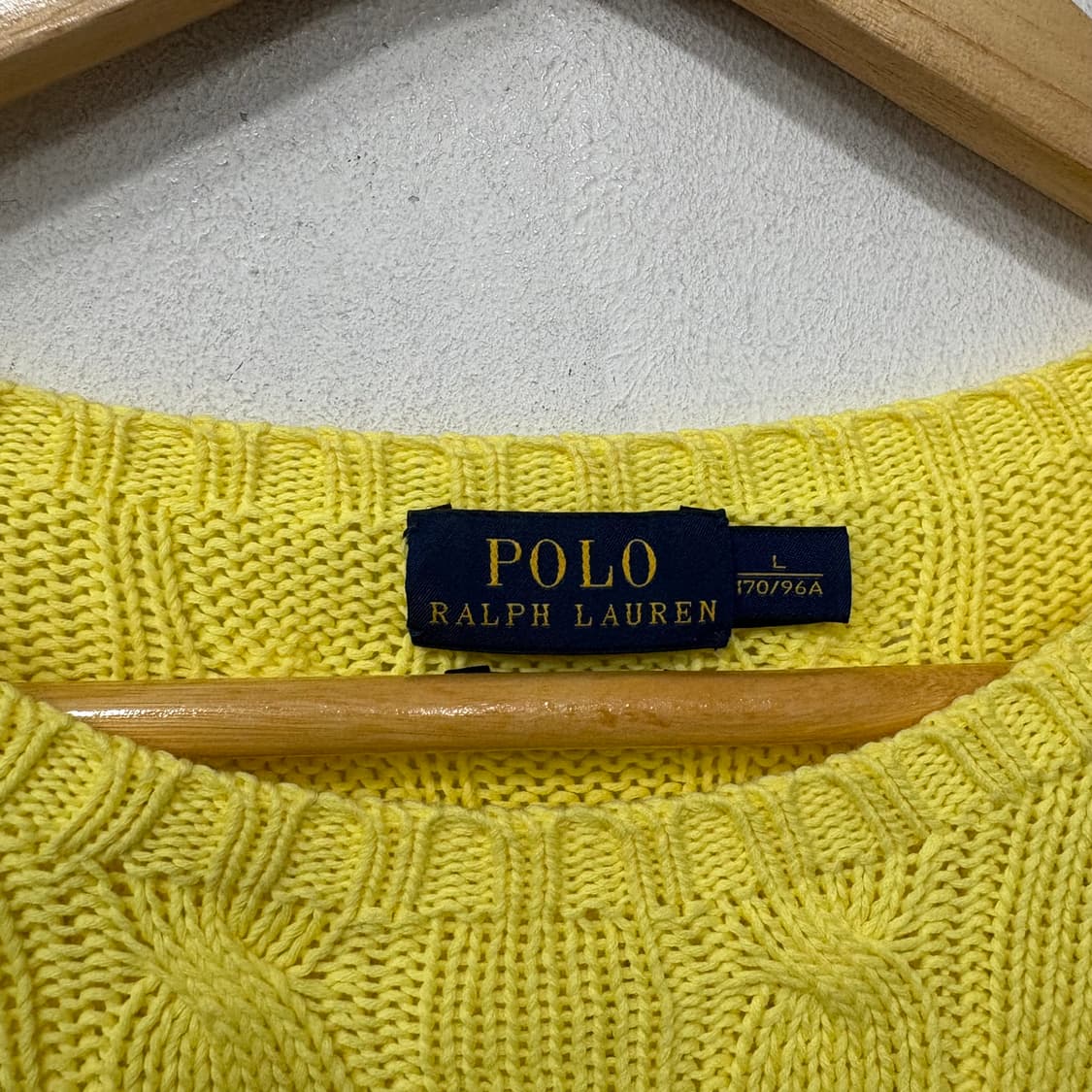 폴로 랄프로렌 꽈배기니트 상품이미지4