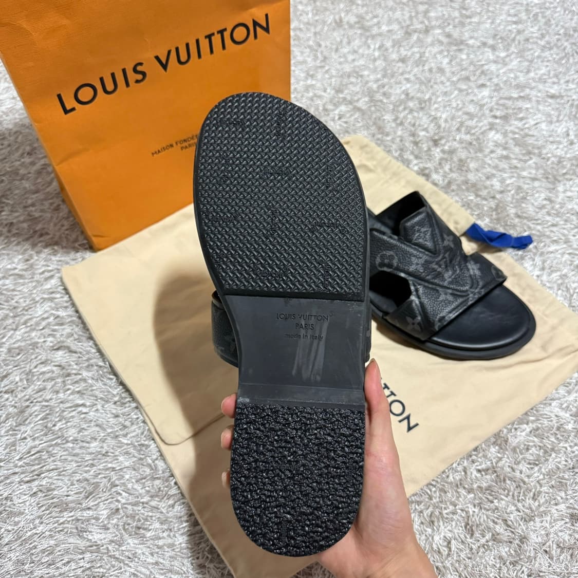[리오브] 루이비통 모노그램 오아시스 뮬 슬리퍼 상품이미지3