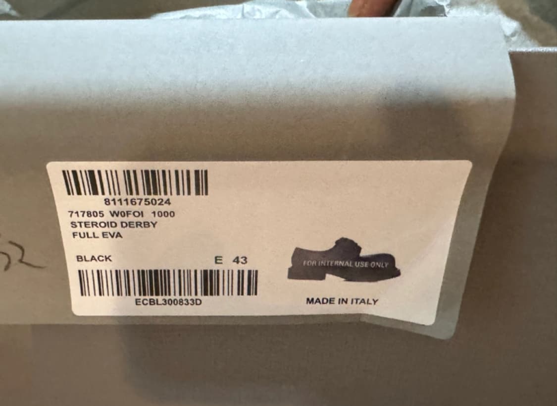 발렌시아가 스테로이드 더비 슈즈 43 상품이미지3
