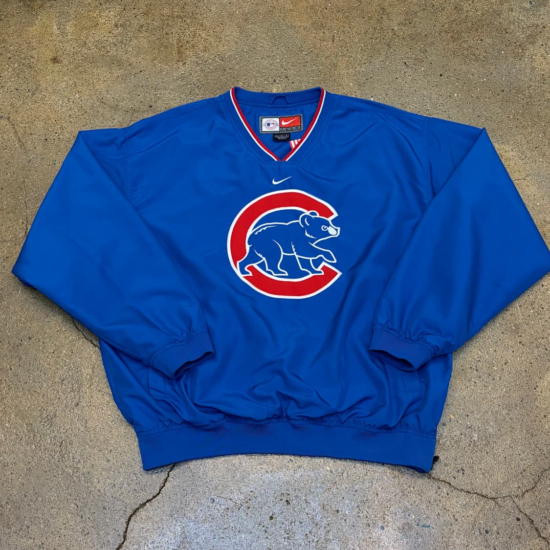 레어 90s 미국 빈티지 나이키 시카고컵스 풀오버 바람막이 상품이미지1