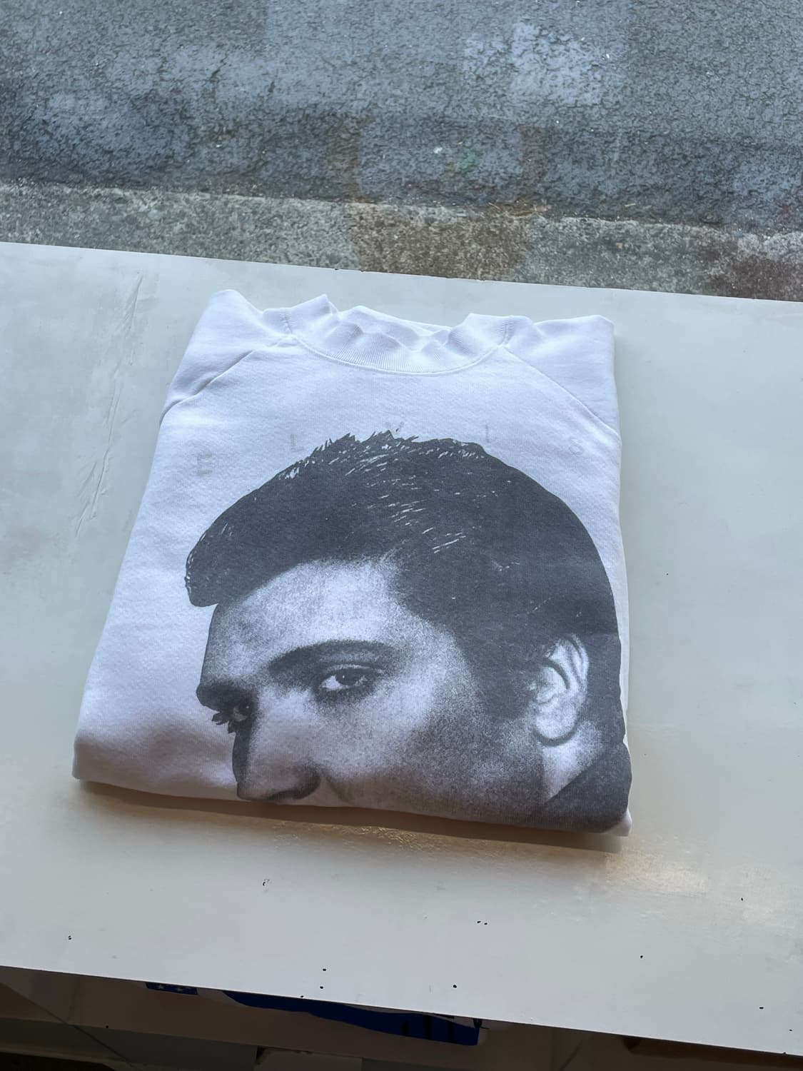 90‘s USA “Elvis Presley” Sweat 엘비스 프레슬리 상품이미지5