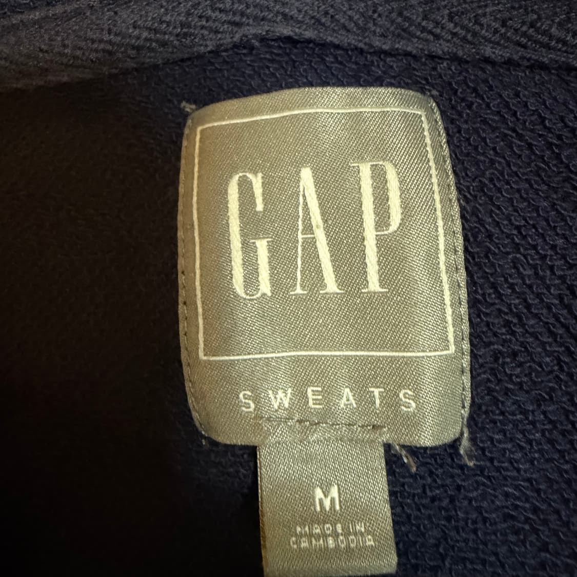 갭 네이비 후드집업 m 상품이미지3