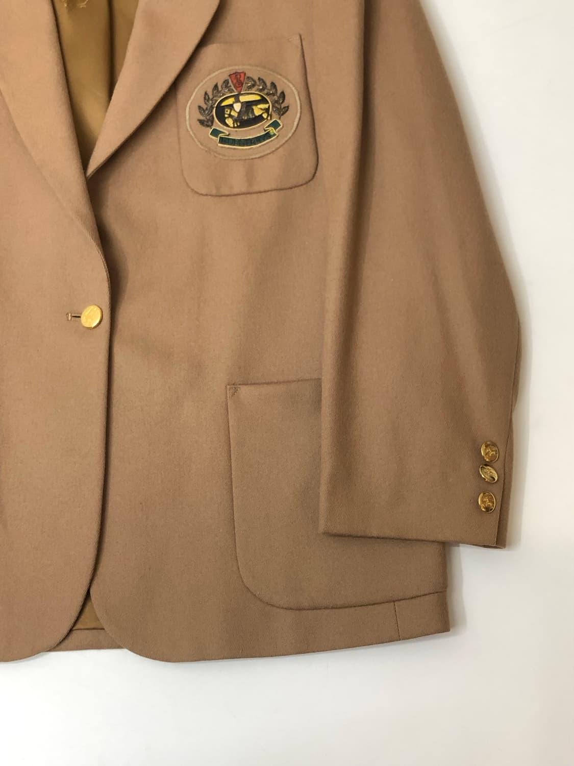 Berberry 버버리 아카이브 금장 울 블레이저 자켓 상품이미지4