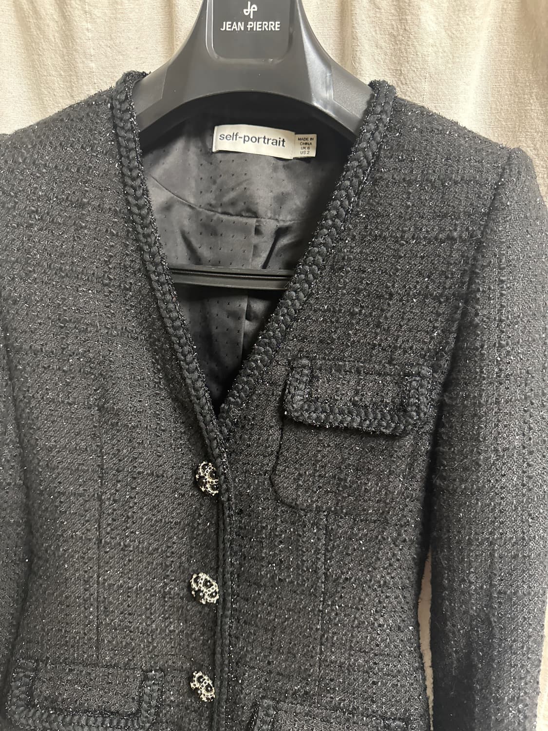 셀프포트레이트 트위드 원피스 상품이미지4