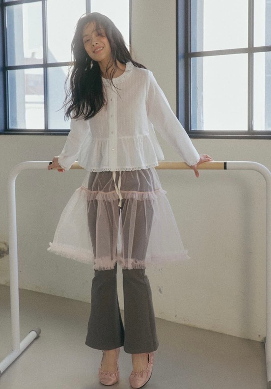 호쿠스포쿠스 소넷 레이스 블라우스 sonnet lace blouse 남방 상품이미지3