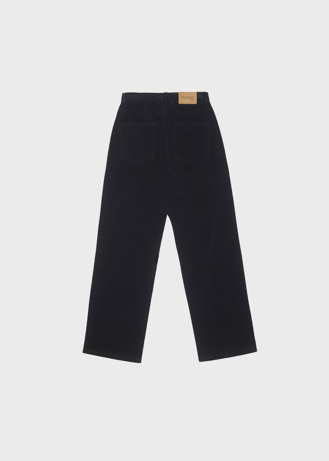 헤이그 코듀로이 팬츠 바지 블랙 M haag corduroy pants 상품이미지3