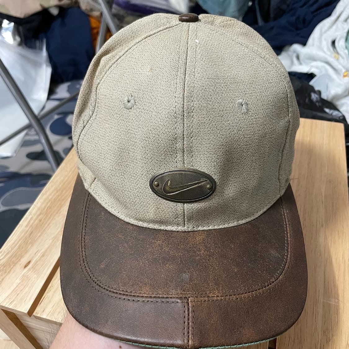 1990s 나이키 가죽챙 캡 상품이미지2