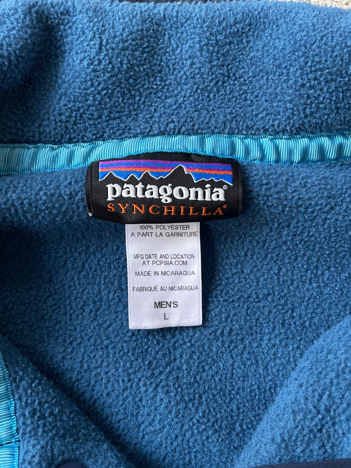 Patagonia Synchilla Navy&Blue Snap-T 상품이미지7