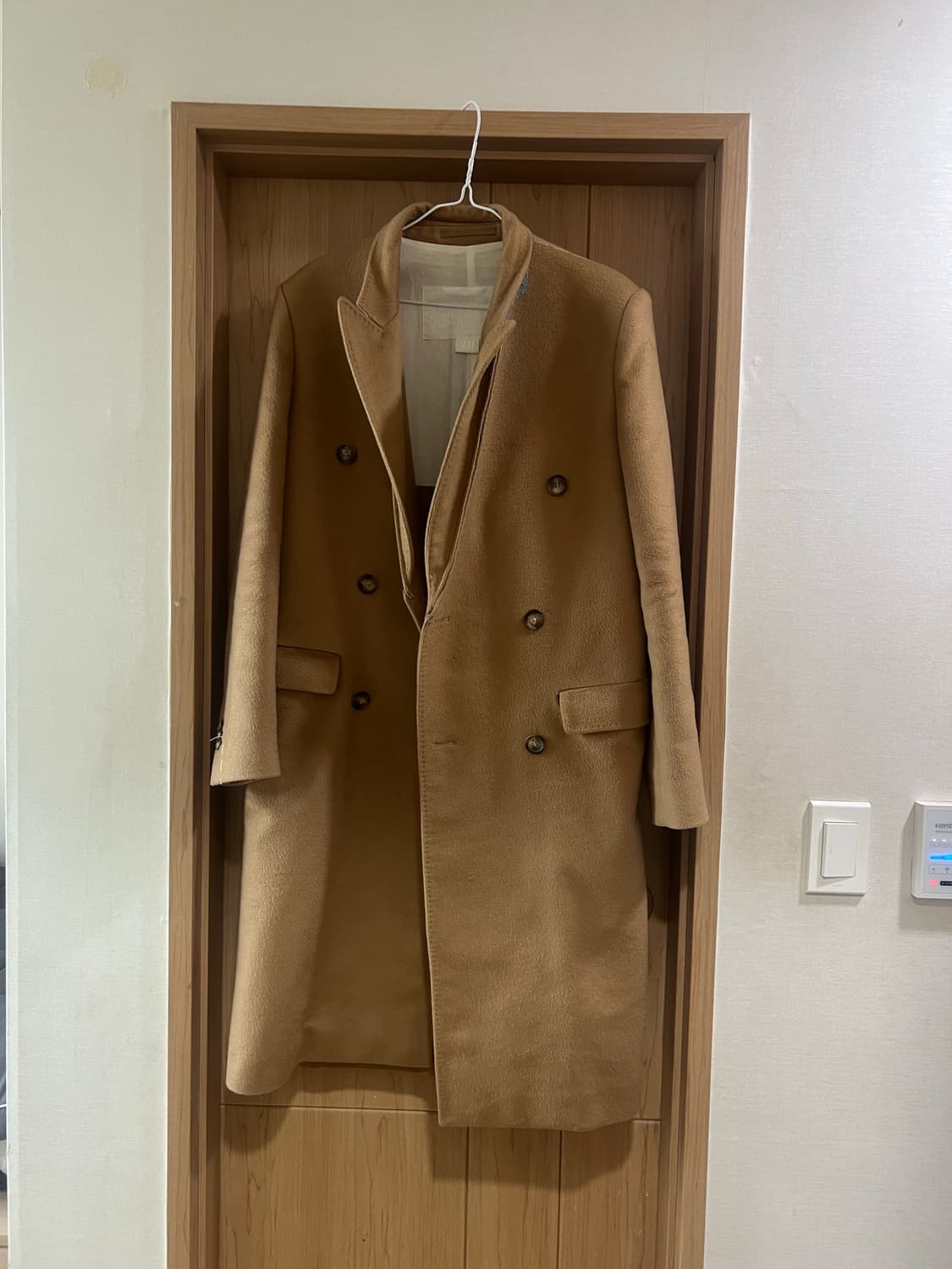 메종 마르지엘라 X h&m 히든 라펠 코트 상품이미지4