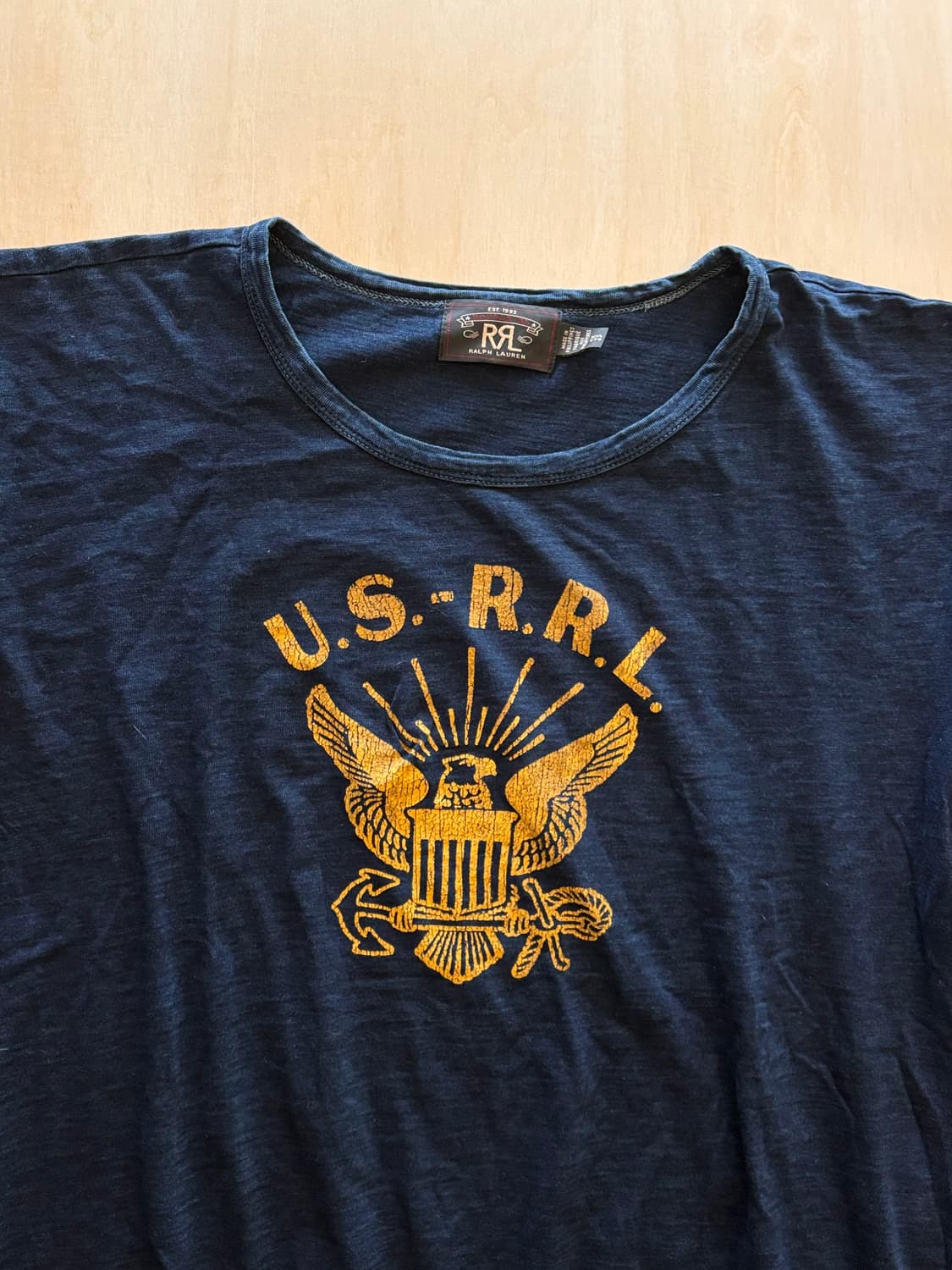 RRL 더블알엘 데님 반팔티셔츠  상품이미지2