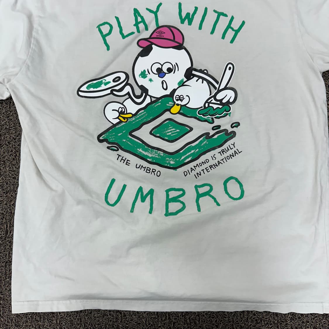 엄브로 반팔티셔츠 화이트 110(2XL) 상품이미지7