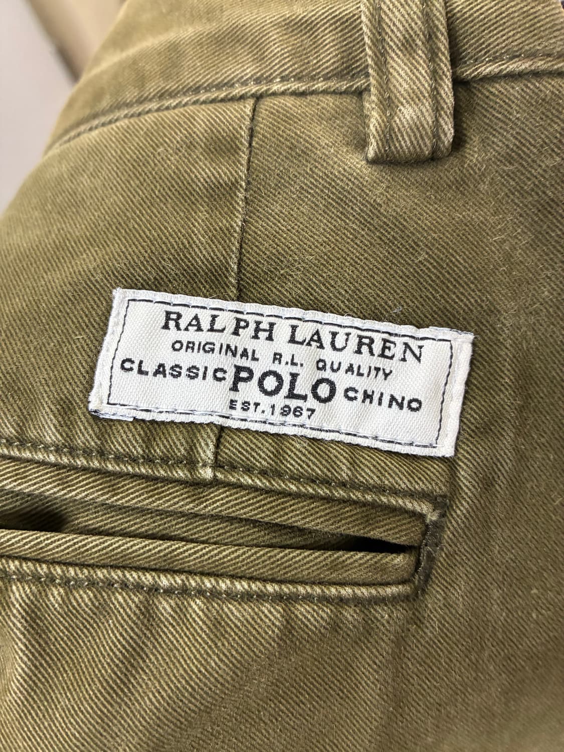 폴로 랄프로렌 치노팬츠 카키 32/34 상품이미지6