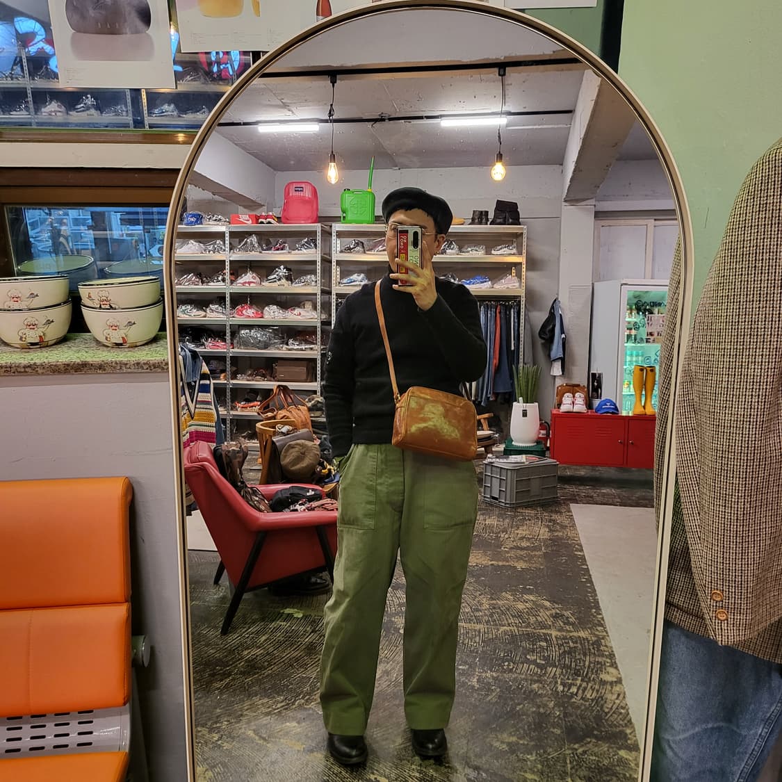 NICOLE 레더 크로스백 상품이미지9