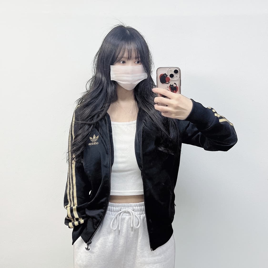 아디다스 파이어버드 트랙탑 져지 블랙 골드 상품이미지1