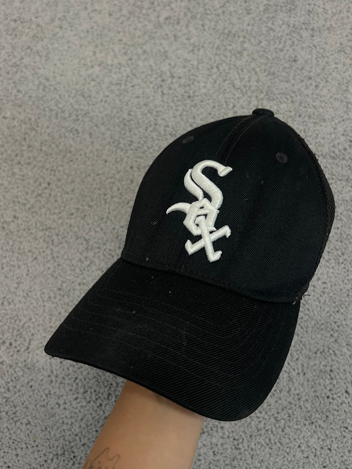 (L-XXL) MLB 시카고화이트삭스 메쉬 볼캡 상품이미지1