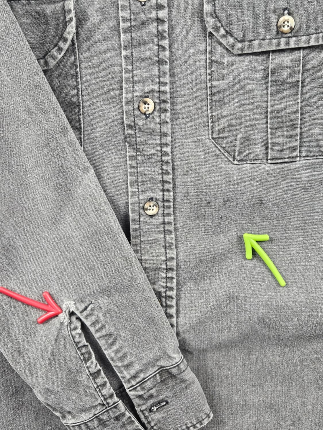 할리데이비슨 블랙 데님 포켓 바이커 셔츠 ( S 추정 ) / 10717 상품이미지7