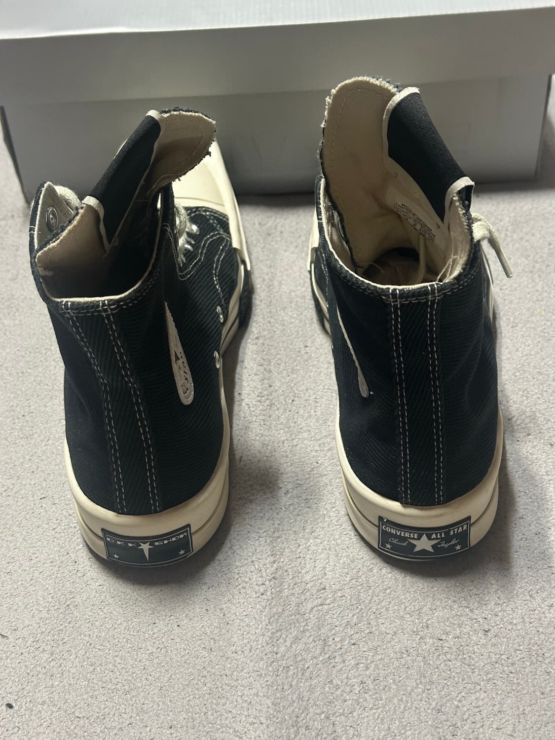 컨버스 릭오웬스 척70 하이 블랙 (265) 상품이미지3