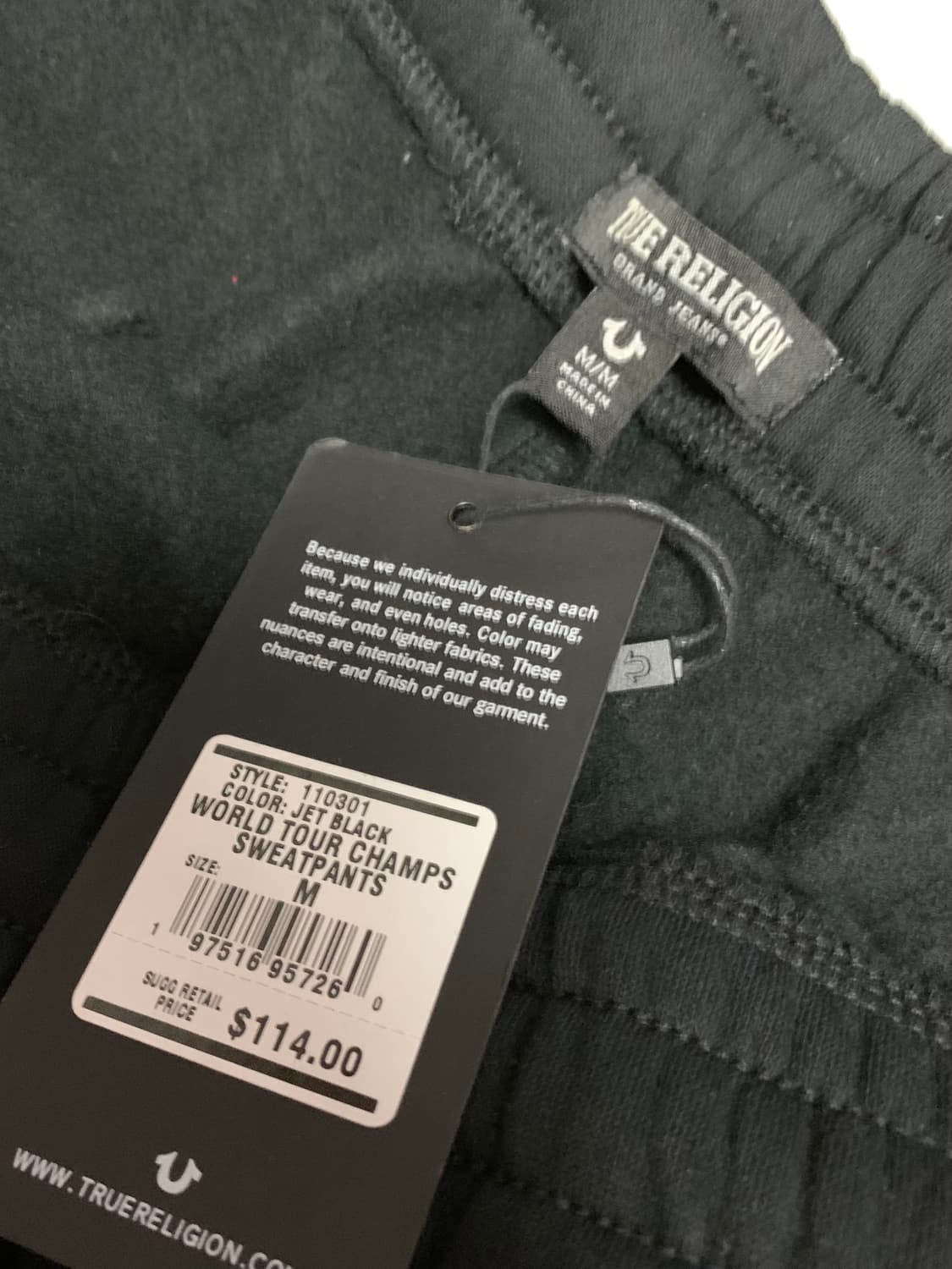 [새제품] 트루 릴리젼 스웻팬츠 상품이미지3