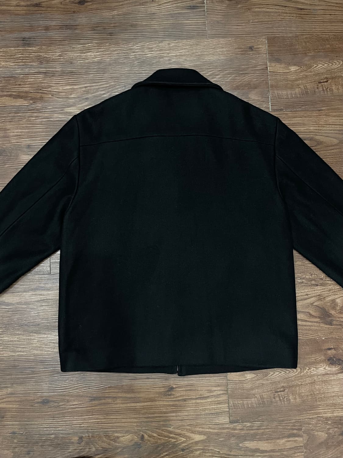 더니트컴퍼니 울 캐시미어 미니멀 자켓 블랙 상품이미지9