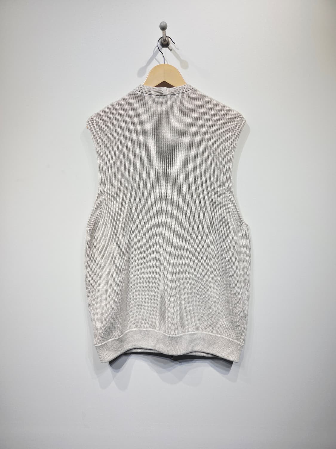 COS 코스 코튼 니트 투웨이 집업 베스트 조끼 상품이미지5